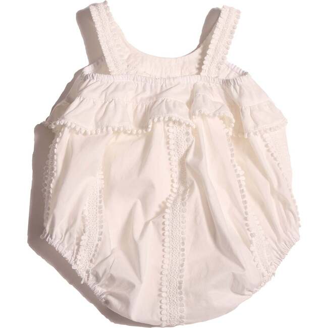 Baby Morgan Sun Romper, Sugar - Rompers - 2