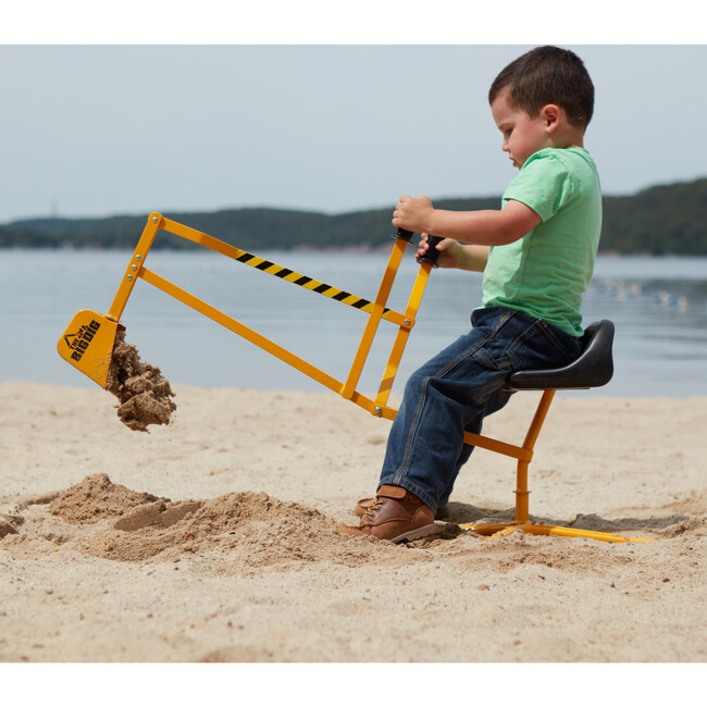 Steel Outdoor Toy-The Big Dig Sandbox Digger Great for Sand Dirt and Snow - Outdoor Games - 2