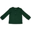 Taos Henley, Dark Green - T-Shirts - 1 - thumbnail