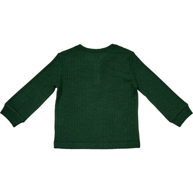 Taos Henley, Dark Green - T-Shirts - 3