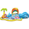 Splish Splash Water Park JR, Inflatable Outdoor Backyard Water Splash Toy - Lawn Water Slides - 1 - thumbnail