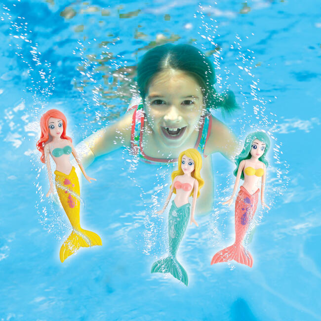 Water/Pool Toy Dive Set - Mermaids Dolls- 4 Pack - Pool Toys - 2