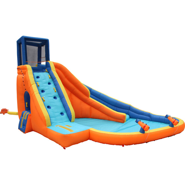 Sidewinder Falls Inflatable Water Park with Slide and Water Cannons