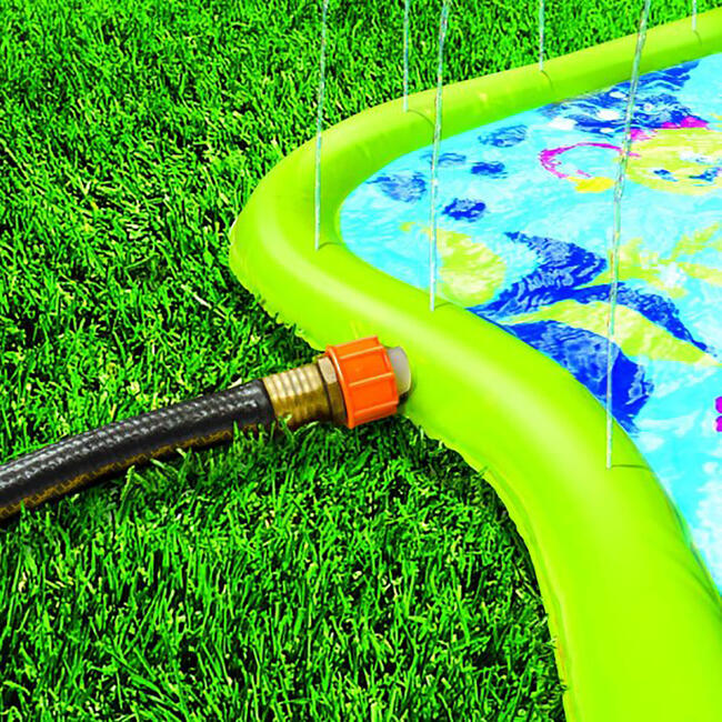 Splish Splash Water Park JR, Inflatable Outdoor Backyard Water Splash Toy - Lawn Water Slides - 5