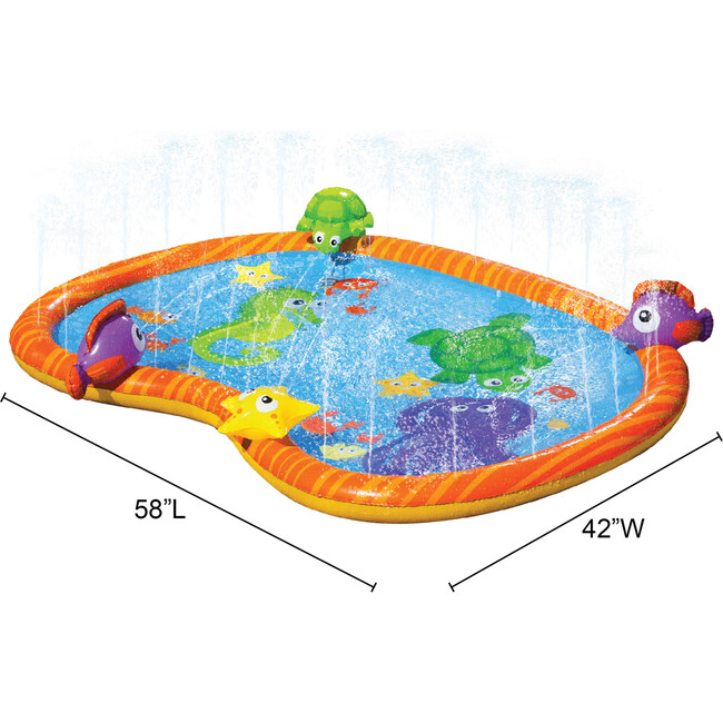 Sprinkle Friends Outdoor Water Play Mat - Kids Sprinklers - 8