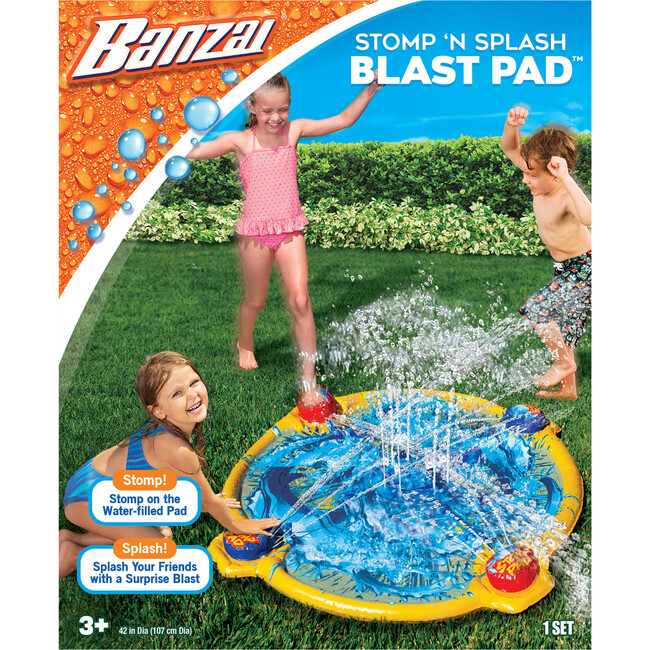 Stomp 'N Splash Blast Pad Sprinkler Outdoor Playset - Kids Sprinklers - 8