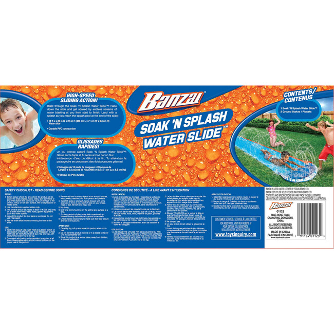 Soak 'N Splash High-Speed Backyard/Outdoor Water Slide - Lawn Water Slides - 4