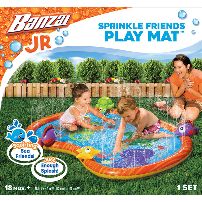 Sprinkle Friends Outdoor Water Play Mat - Kids Sprinklers - 9