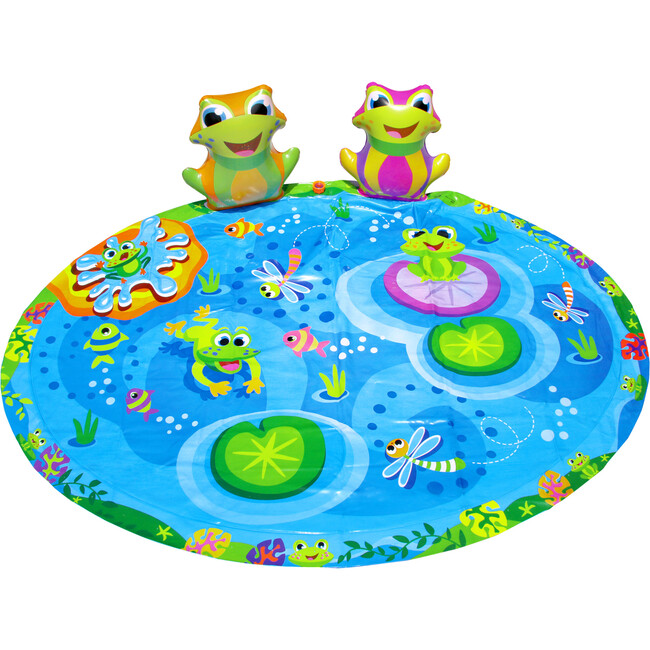 Froggy Pond Splash Mat Sprinkler