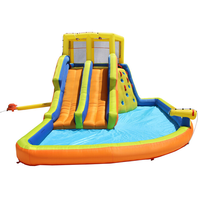 Double Drench Inflatable Water Park, Outdoor Splash Toy