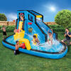 Battle Blast Inflatable Water Park Play Center - Water Slide, Climbing Wall & Oversized Splash Pool - Lawn Water Slides - 2