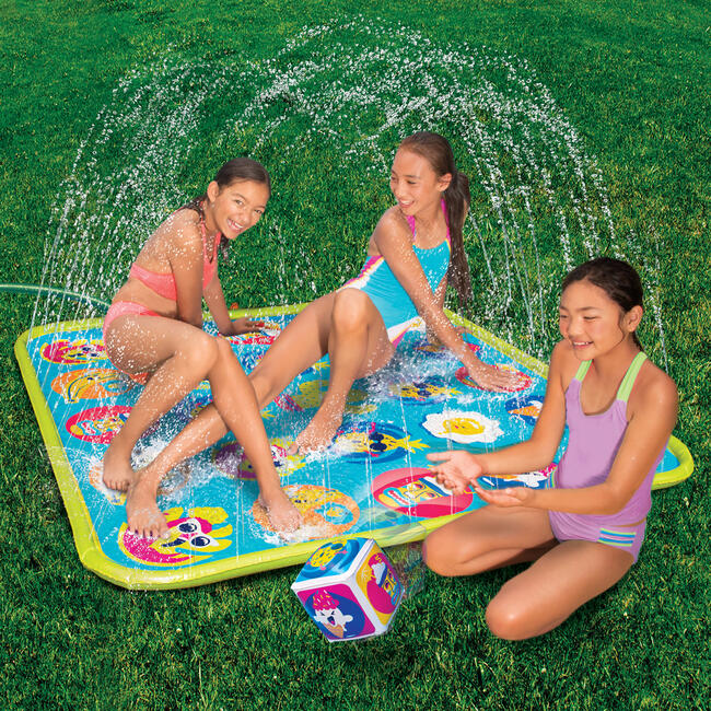 Playmat & Twist 'N Turn Challenge Sprinkler Game - Water Toys - 7