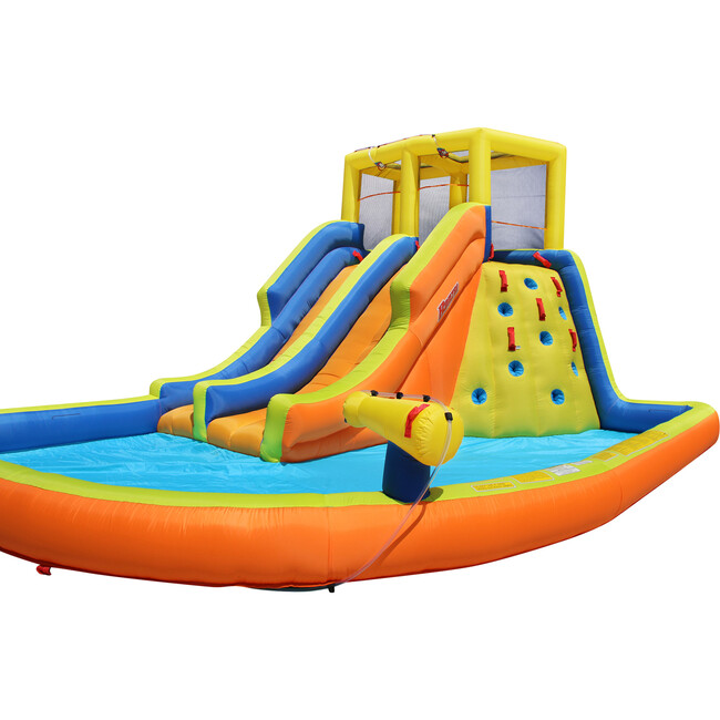 Double Drench Inflatable Water Park, Outdoor Splash Toy - Lawn Water Slides - 3