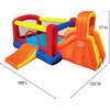 Double Slide Vinyl Backyard Bouncer Inflatable Slide & Bounce House - Pool Toys - 4