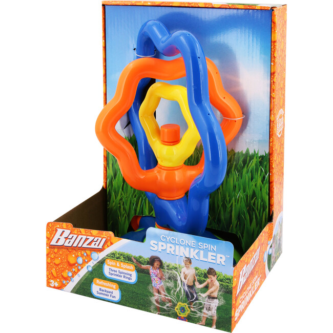 Cyclone Spin Sprinkler w/ Three Spinning Sprinkler Rings - Kids Sprinklers - 6