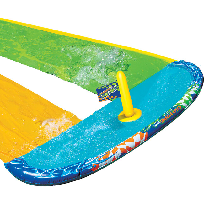 16 ft Capture the Flag Racing Water Slide - Water Toys - 4