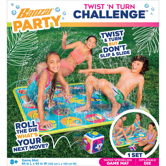 Playmat & Twist 'N Turn Challenge Sprinkler Game - Water Toys - 12