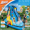 Battle Blast Inflatable Water Park Play Center - Water Slide, Climbing Wall & Oversized Splash Pool - Lawn Water Slides - 9