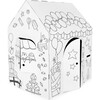 32" x 26.5" x 40.5 Decorate & Personalize Cardboard Playhouse Birthday Edition - Playhouses - 1 - thumbnail