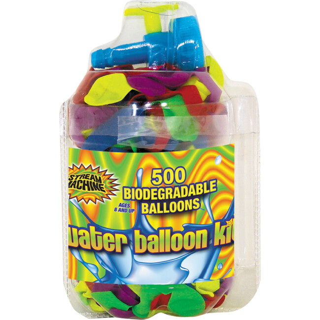 Water Balloon Refill Kit 500-Pack (Biodegradable Balloons)