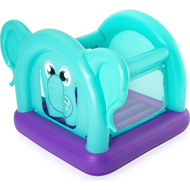 Up In & Over Energetic Elephant Bouncer with Built-in Pump