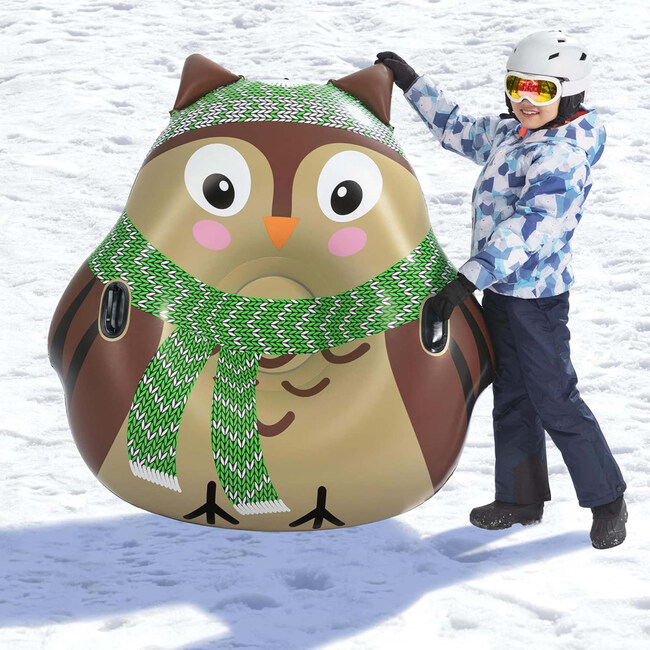 50" x 48" Inflatable Snow Tube- Snow Oakley The Owl - Snow Tubes - 2
