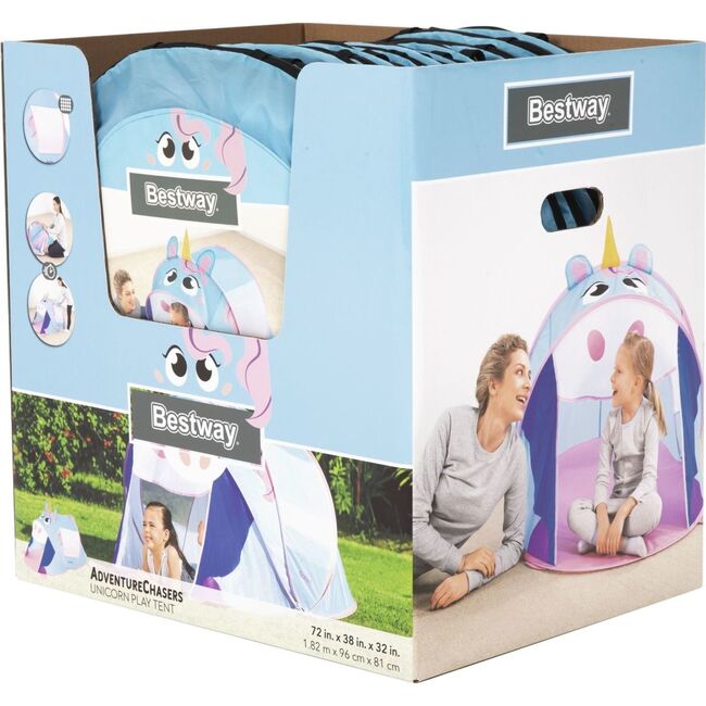 71.65" x 37.80" x 31.89" Unicorn Play Pop-up Tent - Play Tents - 5