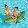 60" x 28" Buddy Croc Ride-On - Inflatable Crocodile Water Float - Pool Floats - 2