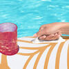 46.5" x 46" Inflatable Comfort Plush Deluxe Swim Tube - Yellow & White - Pool Floats - 4