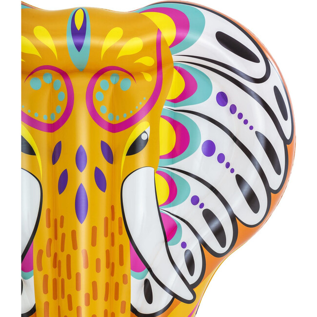 69" x 56"  Flirty Fiesta Elephant Island Inflatable Raft Float - Pool Floats - 3