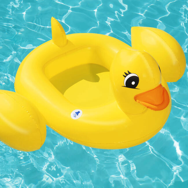 Baby Pool Float w/ Built-in Speaker That Makes Duck Sounds - Pool Floats - 3