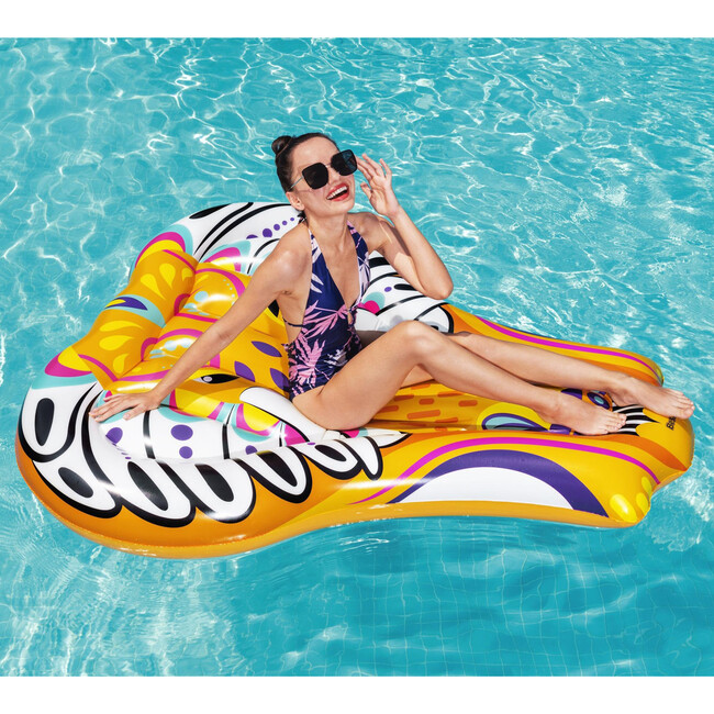69" x 56"  Flirty Fiesta Elephant Island Inflatable Raft Float - Pool Floats - 6