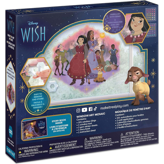 Disney Make It Real Window Art - Wish  Asha, Dahlia, and Cast Edition - Activities - 3