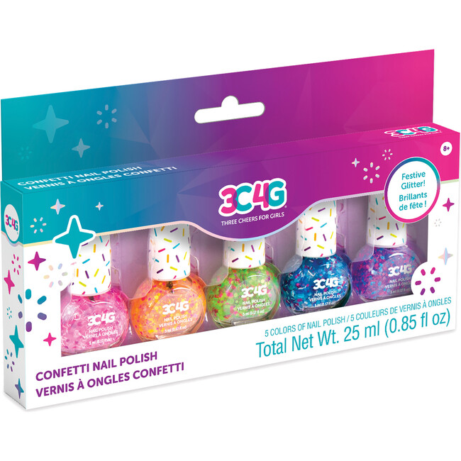 3C4G: Confetti Nail Polish Set - Arts & Crafts - 4