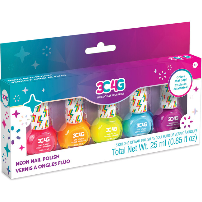 3C4G: Neon Nail Polish Set - Arts & Crafts - 3