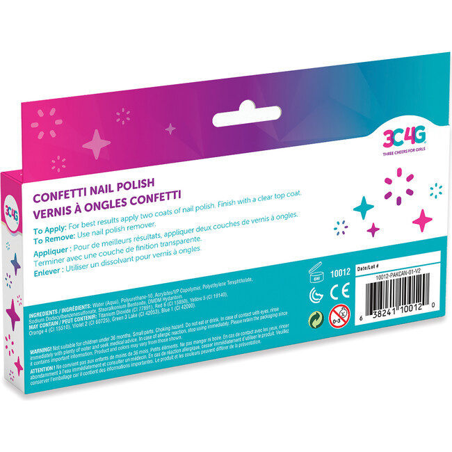 3C4G: Confetti Nail Polish Set - Arts & Crafts - 5