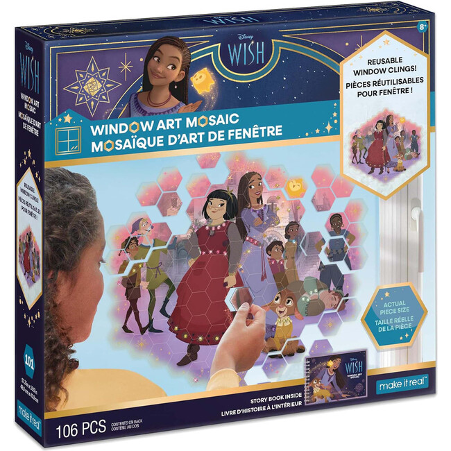 Disney Make It Real Window Art - Wish  Asha, Dahlia, and Cast Edition - Activities - 6