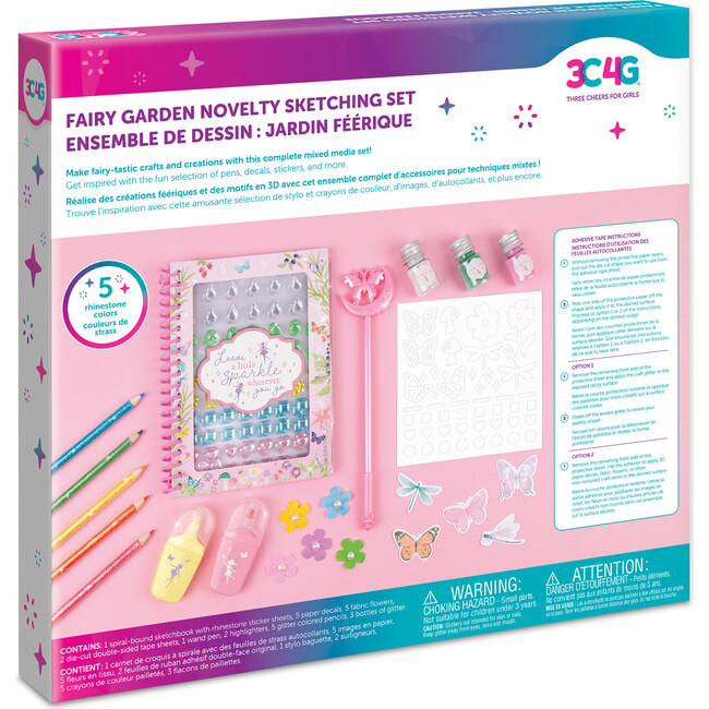 3C4G: Fairy Garden Novelty Sketching Set - Activities - 6