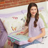3C4G: Fairy Garden Lap Desk - Green & Purple, Portable Plush Desk - Activities - 4