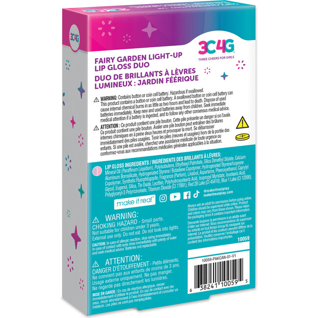 3C4G: Fairy Garden Light-Up Lip Gloss Duo - Arts & Crafts - 6