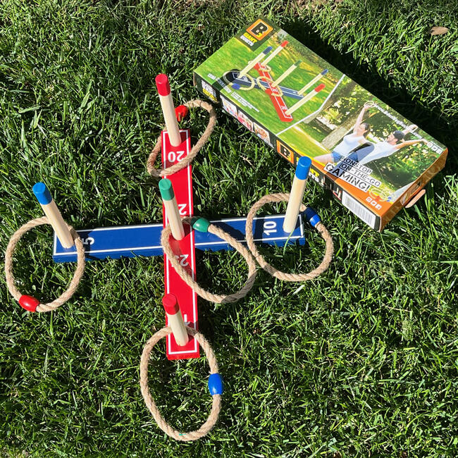 B3 Giant Quoits - Wooden Ring Toss Game - Outdoor Games - 3