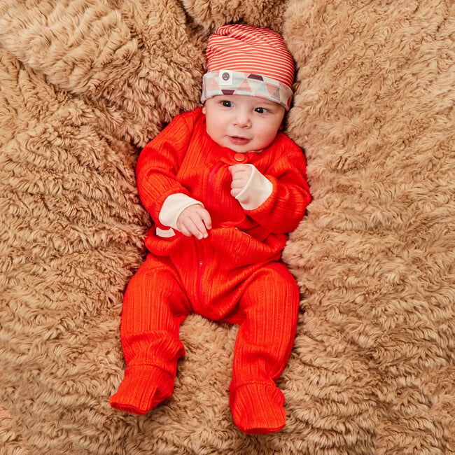 Stowe Sleeper, Mandarin Red - Pajamas - 2