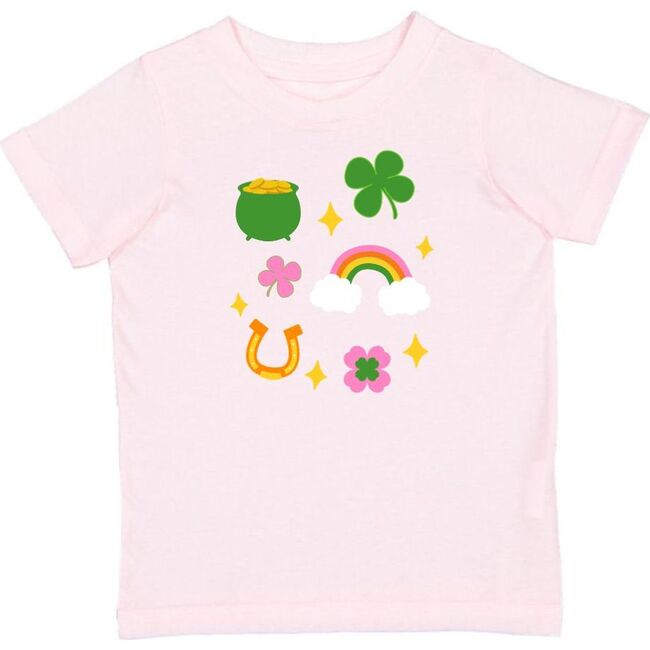 Lucky Doodle St. Patrick's Day Short Sleeve T-Shirt, Ballet