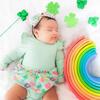 Lucky Charm St. Patrick's Day Long Sleeve Tutu Bodysuit, Multi - Onesies - 2