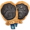 Rattle Mittens - Baby Faux Fur Rattle & Teething Mitten Toy - Gloves - 1 - thumbnail