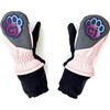 Magic Mittens: Waterproof Toddler Winter Mittens w/ Color Change Patch- Light Pink & Hot Pink - Gloves - 2