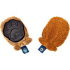 Rattle Mittens - Baby Faux Fur Rattle & Teething Mitten Toy - Gloves - 2