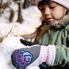 Magic Mittens: Waterproof Toddler Winter Mittens w/ Color Change Patch- Light Pink & Hot Pink - Gloves - 5