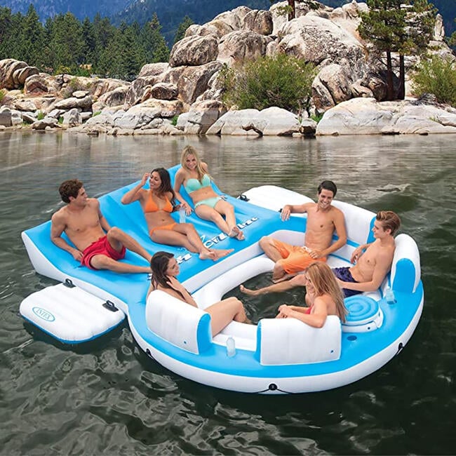 Splash 'N Chill Jumbo Inflatable Island - Pool Floats - 2