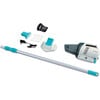 Pool Vacuum w/ 110" Lightweight Aluminum Pole & 2 Brush Heads - Pool Accessories - 1 - thumbnail